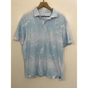 Nat Nast Polo Shirt L Resort Luxury Preppy Golf Bowling Vacation Boho Dad